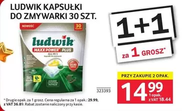 Plus - KAPSUŁKI DO ZMYWARKI 30 SZT.