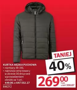 KURTKA MĘSKA PUCHOWA