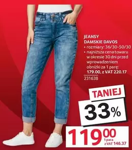 JEANSY DAMSKIE DAVOS