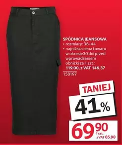 SPODNICA JEANSOWA