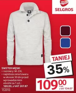 SWETER MĘSKI