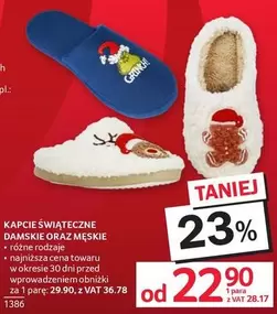KAPCIE ŚWIĄTECZNE DAMSKIE ORAZ MĘSKIE