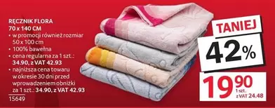RĘCZNIK FLORA 70x140 CM