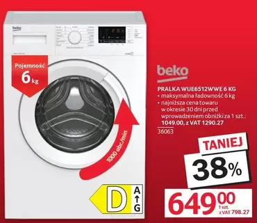 PRALKA WUE6512WWE 6 KG