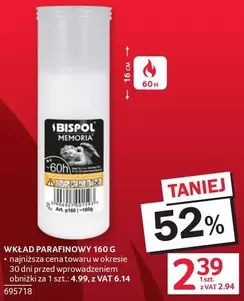 WKŁAD PARAFINOWY 160 G
