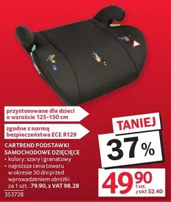 PODSTAWKI SAMOCHODOWE DZIĘCIĘCE