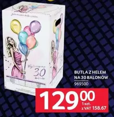 BUTLA Z HELEM NA 30 BALONÓW