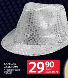 KAPELUSZ Z CEKINAMI