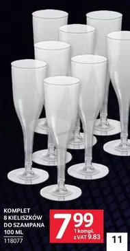 8 KIELISZKÓW DO SZAMPANA