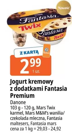 Jogurt kremowy z dodatkami Fantasia Premium