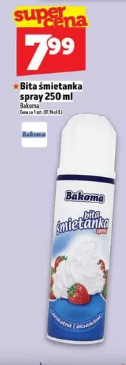 Bita śmietanka spray