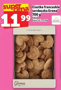 Ciastka francuskie serduszka