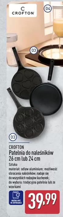 Patelnia do naleśników 26 cm lub 24 cm