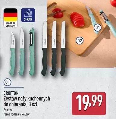 Zestaw noży kuchennych do obierania, 3 szt.