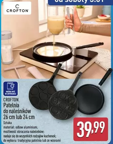 Patelnia do naleśników 26 cm lub 24 cm