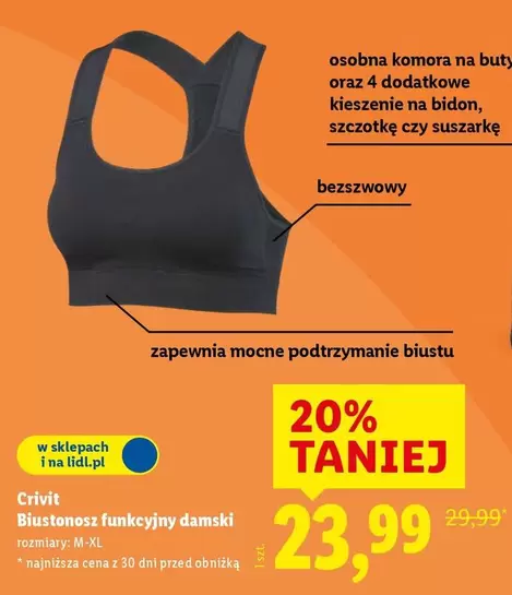 Biustonosz funkcyjny damski