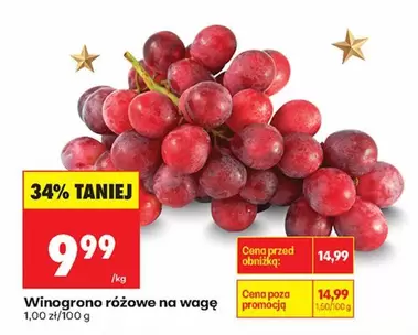 Winogrono różowe na wagę