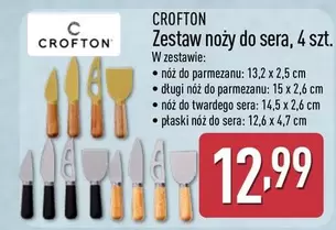 Zestaw noży do sera, 4 szt.