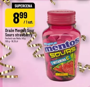 Mentos Sour Sours strawberry