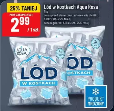 Lód w kostkach