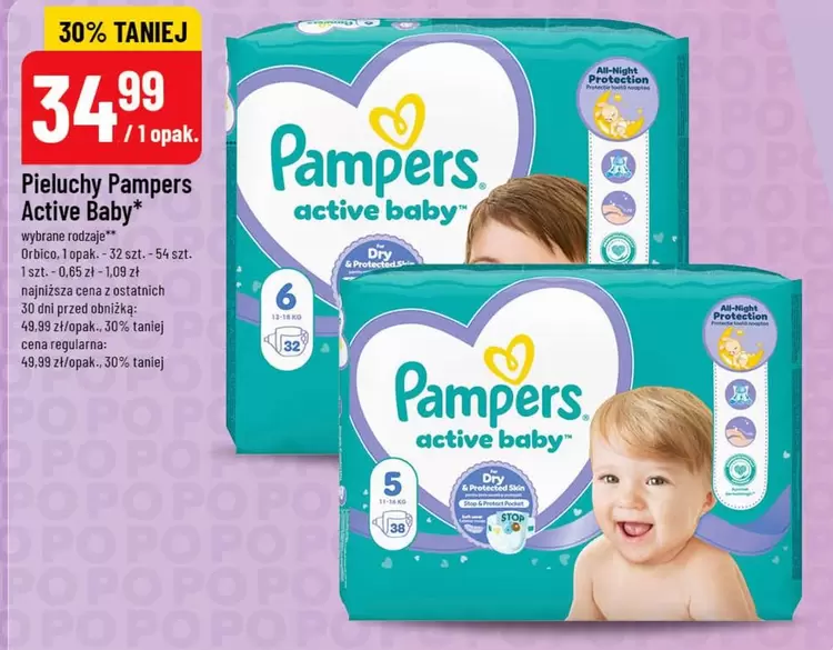 Pampers - Pieluchy Active Baby