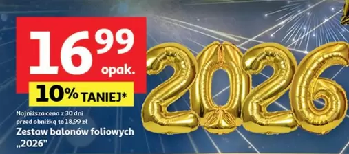 Zestaw balonów foliowych „2026"