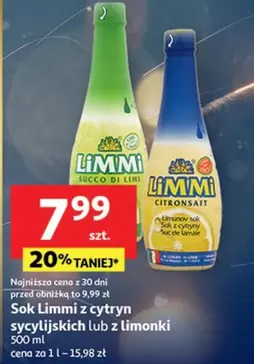 De - Sok Limmi z cytryn sycylijskich lub z limonki