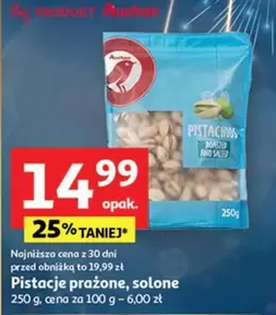 Pistacje prażone, solone
