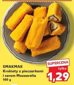 Krokiety z pieczarkami i serem Mozzarella