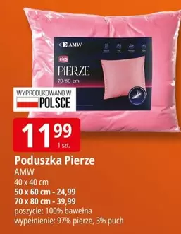 Poduszka Pierze