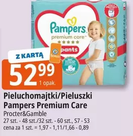 Pampers - Pieluchomajtki/Pieluszki Premium Care