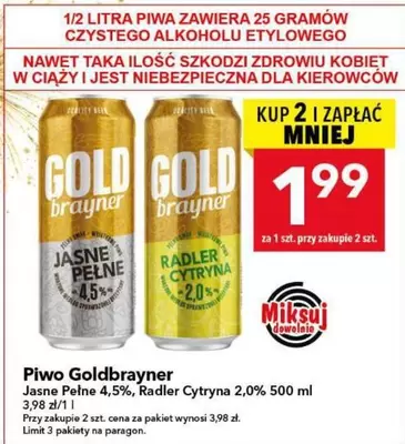 Piwo Jasne Pełne, Radler Cytryna