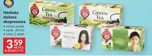 Herbata zielona ekspresowa