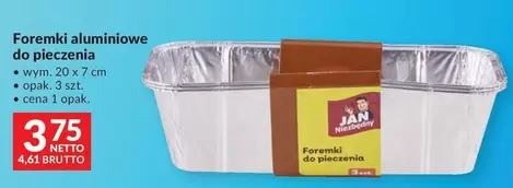 Foremki aluminiowe do pieczenia