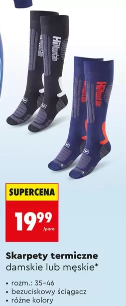 Skarpety termiczne damskie lub męskie