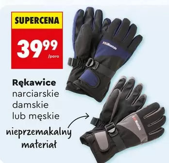 Rękawice narciarskie damskie lub męskie