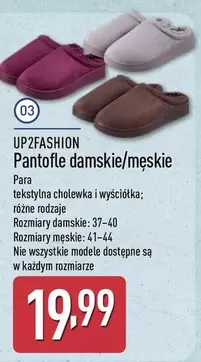 Pantofle damskie/męskie