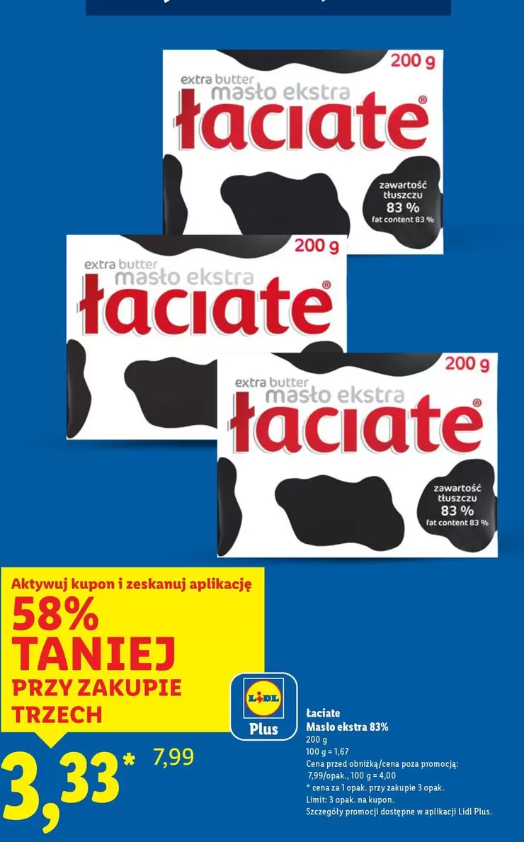 Plus - masło ekstra