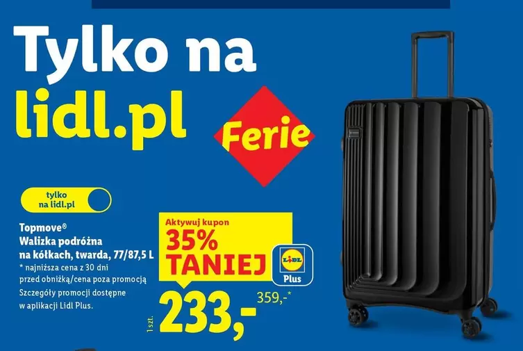 Plus - Walizka podróżna