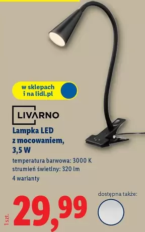 Lampka LED z mocowaniem
