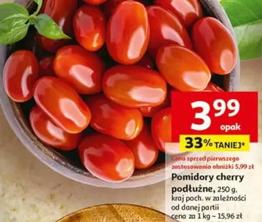 Pomidory cherry podłużne