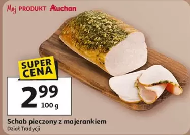 Schab pieczony z majerankiem