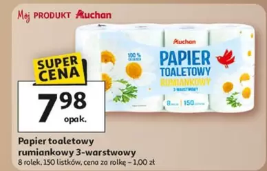 Papier toaletowy rumiankowy 3-warstwowy