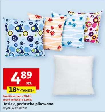 Jasiek, poduszka pikowana