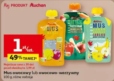 Mus owocowy lub owocowo-warzywny