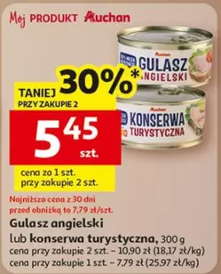 Gulasz angielski lub konserwa turystyczna
