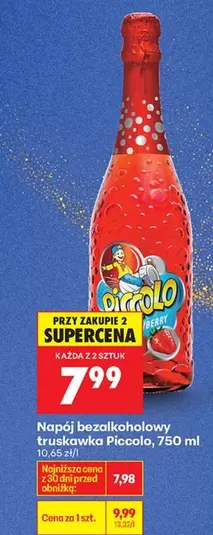Piccolo - Napój bezalkoholowy truskawka