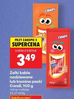 Želki kable nadziewane lub kwaśne paski