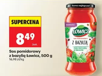 Sos pomidorowy z bazylią