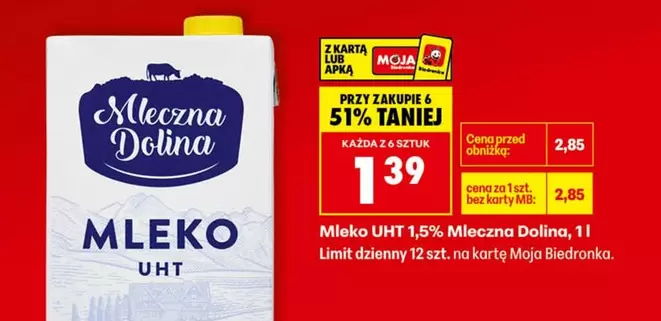 Mb - Mleko UHT 1,5%